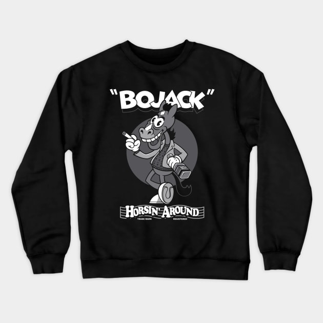 Vintage Horseman (Dark) Crewneck Sweatshirt by Nemons